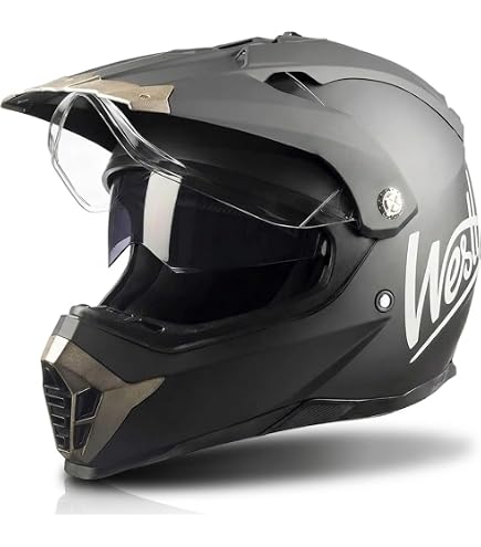 Amazon.com: Just1 Racing J34 Pro Tour MX Off-Road Adventure Helmet